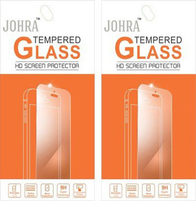 Johra Tempered Glass Guard for Lenovo S650(Pack of 2)