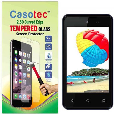 Casotec Tempered Glass Guard for Micromax Bolt D304(Pack of 1)