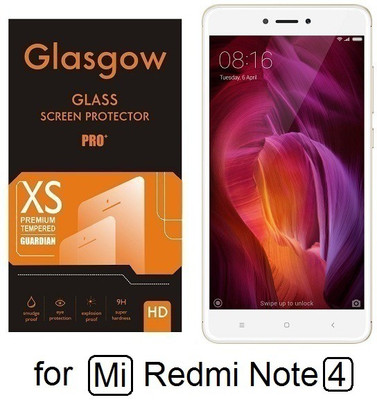 Glasgow Tempered Glass Guard for Mi Redmi Note 4(Pack of 1)