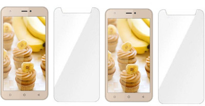 S-Softline Tempered Glass Guard for Intex Aqua 5.5 VR(Pack of 2)