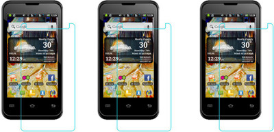 ACM Tempered Glass Guard for Micromax Ninja 4.0 A87(Pack of 3)