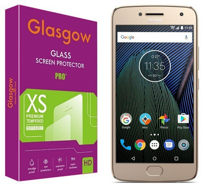 Glasgow Tempered Glass Guard for Motorola Moto G5 Plus(Pack of 1)