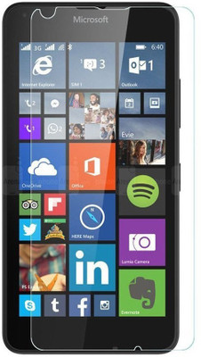 MOBIVIILE Tempered Glass Guard for Microsoft Lumia 640 Dual SIM(Pack of 1)