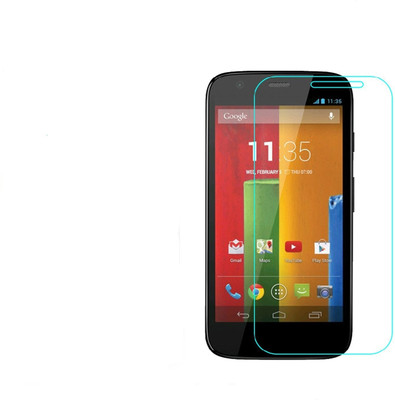 MOBIVIILE Tempered Glass Guard for Motorola Moto E (1st Gen)(Pack of 1)