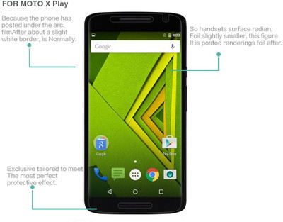 MOBIVIILE Tempered Glass Guard for Motorola Moto X Play(Pack of 1)