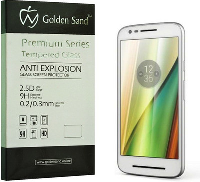 Golden Sand Tempered Glass Guard for Motorola Moto E3 Power(Pack of 1)