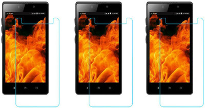 ACM Tempered Glass Guard for Lyf Flame 8(Pack of 3)