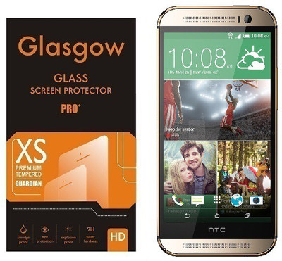 Glasgow Tempered Glass Guard for HTC One M8(Pack of 1)