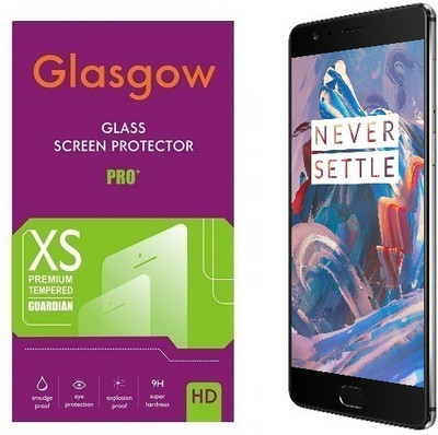 Glasgow Tempered Glass Guard for OnePlus 3(Pack of 1)