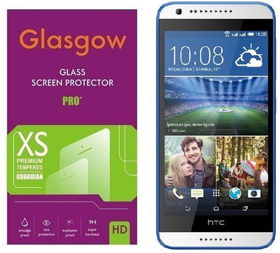 Glasgow Tempered Glass Guard for HTC Desire 620(Pack of 1)