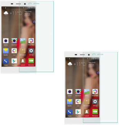 MudShi Tempered Glass Guard for GIONEE ELIFE E7(Pack of 2)