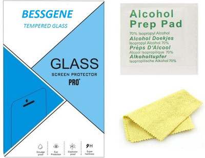 BESSGENE Tempered Glass Guard for Panasonic P55 Novo, Transparent