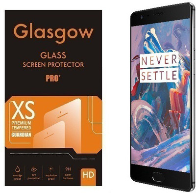 Glasgow Tempered Glass Guard for OnePlus 3(Pack of 1)