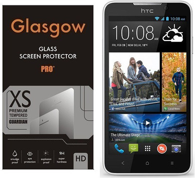 Glasgow Tempered Glass Guard for HTC Desire 516(Pack of 1)