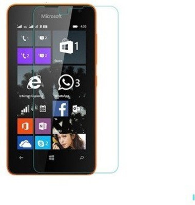 MOBIVIILE Tempered Glass Guard for Microsoft Lumia 430 Dual SIM(Pack of 1)