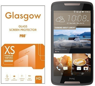 Glasgow Tempered Glass Guard for HTC Desire 828 Dual Sim(Pack of 1)