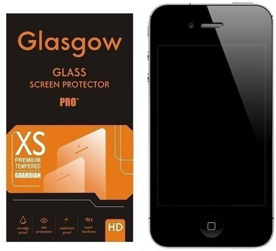 Glasgow Tempered Glass Guard for Apple iPhone 4(Pack of 1)