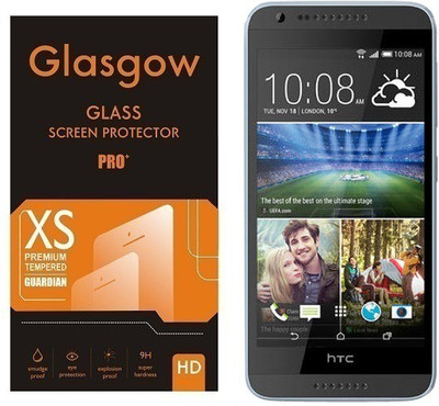 Glasgow Tempered Glass Guard for HTC Desire 620(Pack of 1)