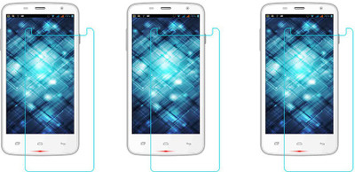 ACM Tempered Glass Guard for Spice Smart Flo Mettle 5x Mi-504(Pack of 3)