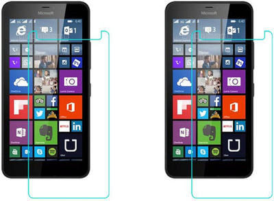 ACM Tempered Glass Guard for Microsoft Lumia 640 Xl Lte Dual Sim(Pack of 2)