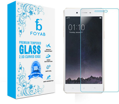 

Foyab Tempered Glass Guard for Oppo F1, Transparent