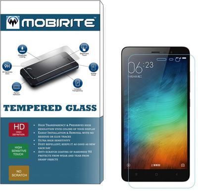 Mobirite Tempered Glass Guard for Mi Redmi Note 3(Pack of 1)