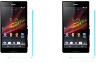 ACM Tempered Glass Guard for Sony Xperia C(Pack of 2)