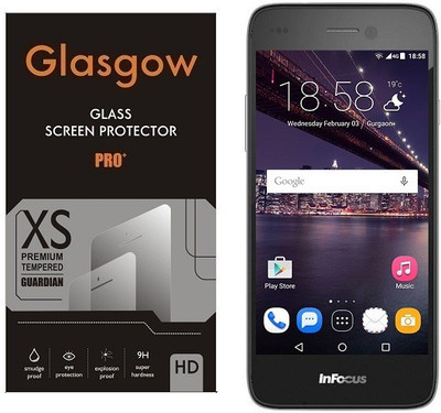 Glasgow Tempered Glass Guard for InFocus M350(Pack of 1)