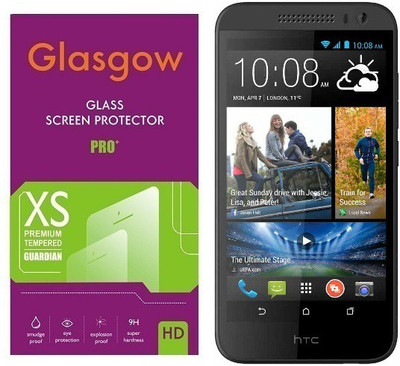 Glasgow Tempered Glass Guard for HTC Desire 616(Pack of 1)