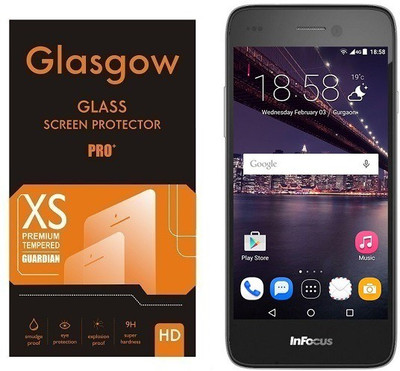 Glasgow Tempered Glass Guard for InFocus M350(Pack of 1)