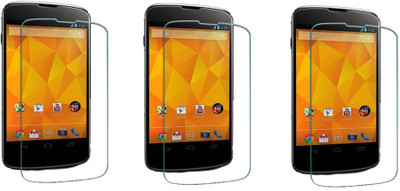 ACM Tempered Glass Guard for Lg Google Nexus 4 E960 (Pack of 3)(Pack of 3)