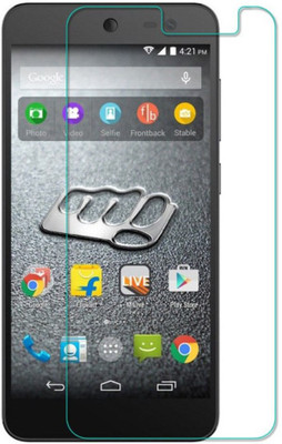 Rudra Traders Tempered Glass Guard for Intex Aqua 4G Plus available at flipkart for Rs.185