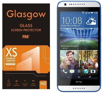 Glasgow Tempered Glass Guard for HTC Desire 620(Pack of 1)