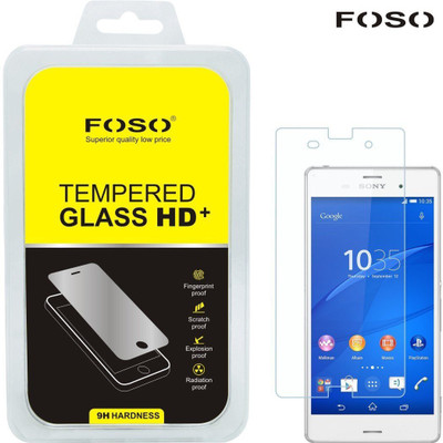 FOSO Tempered Glass Guard for Sony Xperia Z3(Pack of 1)