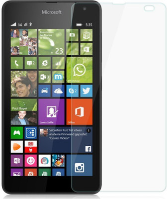 MOBIVIILE Tempered Glass Guard for Microsoft Lumia 535 /Microsoft Lumia 535 Dual SIM(Pack of 1)