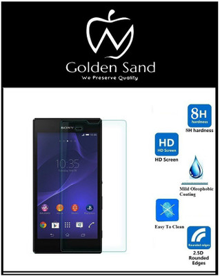 Golden Sand Tempered Glass Guard for Sony Xperia T3(Pack of 3)