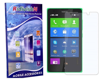 RidivishN Tempered Glass Guard for Nokia Lumia 520(Pack of 1)