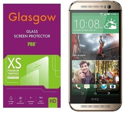 Glasgow Tempered Glass Guard for HTC One M8(Pack of 1)