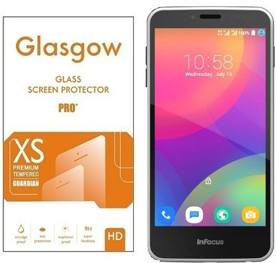 Glasgow Tempered Glass Guard for InFocus M370(Pack of 1)