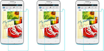 ACM Tempered Glass Guard for Alcatel Ot8000d One Touch Scribe(Pack of 3) ACM Tempered Glass Guard for Alcatel Ot8000d One Touch Scribe(Pack of 3)