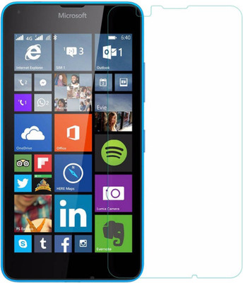 Drax Tempered Glass Guard for Microsoft Lumia 535, Transparent
