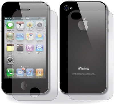 

PraIQ Front and Back Screen Guard for Apple iPhone 4, Apple iPhone 4s, Transparent