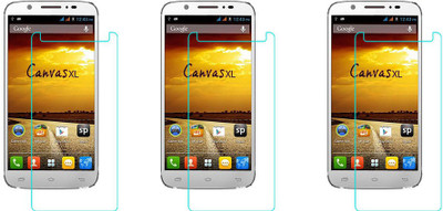 ACM Tempered Glass Guard for Micromax Superfone Canvas Xl A119(Pack of 3)