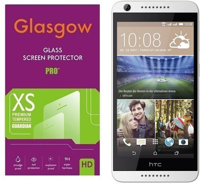 Glasgow Tempered Glass Guard for HTC Desire 626(Pack of 1)