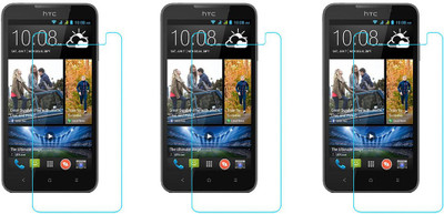 ACM Tempered Glass Guard for Htc Desire 516c(Pack of 3)