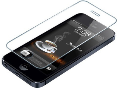 

Leo Titanium Tempered Glass Guard for Apple iPhone 5s, Transparent