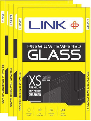 

Link+ Tempered Glass Guard for Samsung Galaxy S6(Pack of 3), Clear