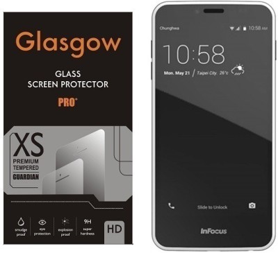 Glasgow Tempered Glass Guard for InFocus M370i(Pack of 1)