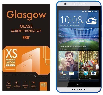 Glasgow Tempered Glass Guard for HTC Desire 820(Pack of 1)