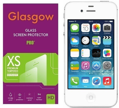 Glasgow Tempered Glass Guard for Apple iPhone 4(Pack of 1)